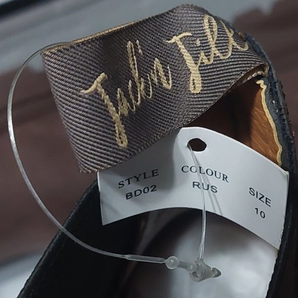 Jack 'n Jill Chelsea Brown Suede Boots Size 10 Never Worn - Picture 10 of 12